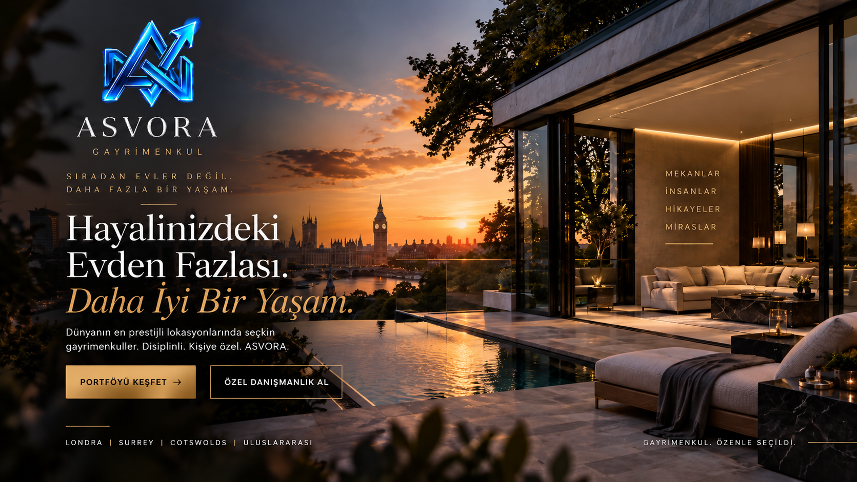 EMLAK - BEYAZ ASVORA Emlak web sitesi demo görseli